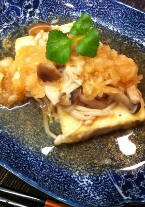豆腐ステーキ☆青じそ大根ドレッシング-レシピのメイン写真