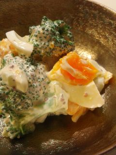 ブロッコリー&ゆで卵のサラダ。-レシピのメイン写真