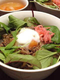 簡単☆焼肉のたれで洋風牛丼-レシピのメイン写真