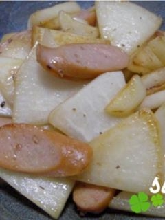 かぶとウインナーのクレソル炒め-レシピのメイン写真