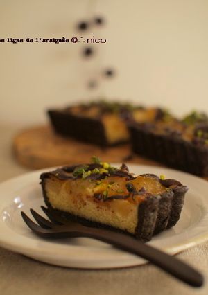 洋梨のタルト・ココア風味。-レシピのメイン写真