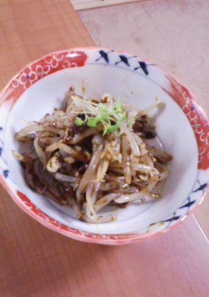 ダイエットにも♪もやしの海苔ワサビ和え-レシピのメイン写真