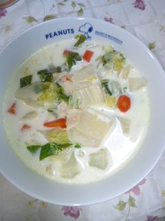 あったか豆乳スープ-レシピのメイン写真