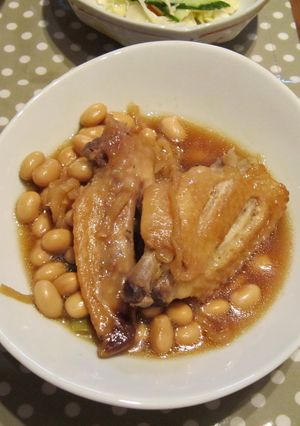 手羽先・大豆・切干大根の煮物-レシピのメイン写真