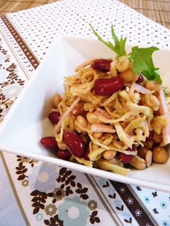 食物繊維たっぷり♪切干大根とお豆のサラダ-レシピのメイン写真