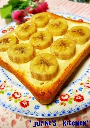 ✿バナナメープルクリチートースト✿-レシピのメイン写真