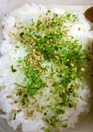 青のりとごまのご飯-レシピのメイン写真