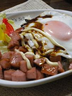 魚肉ソーセージ de スパム丼-レシピのメイン写真