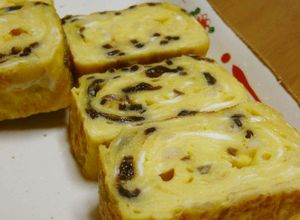 ＊塩昆布と天かす（揚げ玉）の卵焼き＊-レシピのメイン写真