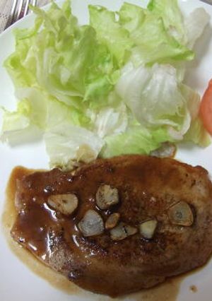とんかつ用お肉でポークステーキ-レシピのメイン写真