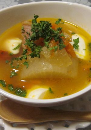 食べるコンソメスープ-レシピのメイン写真