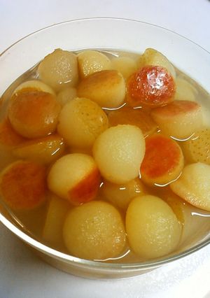 ♥まぁるいコロ②りんご♥のコンポート-レシピのメイン写真