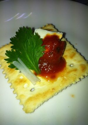 パクチーオンザリッツ-レシピのメイン写真