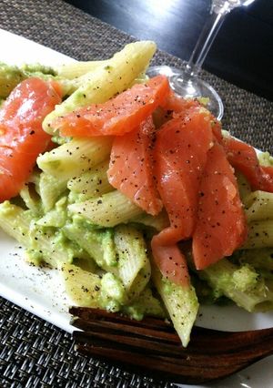 アボカド&サーモンの美肌*パスタ。-レシピのメイン写真