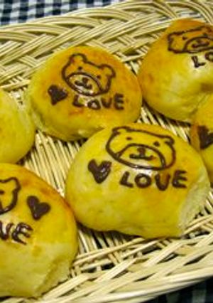 くまさん☆チョコパン〜バレンタインに♪〜-レシピのメイン写真