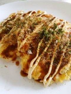 ランチに★残ったご飯でお好み焼き〜♪-レシピのメイン写真