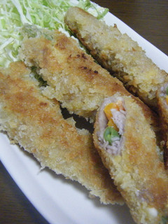 肉巻き♪フライ~チーズカレー風~-レシピのメイン写真