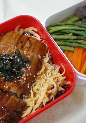 【時短】さんまの蒲焼弁当-レシピのメイン写真