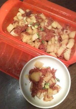 ルクエでコンビーフポテト-レシピのメイン写真