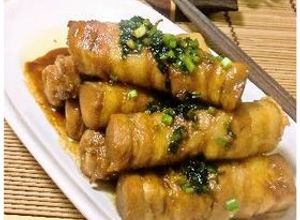 なんちゃってステーキ✾高野豆腐の肉巻き-レシピのメイン写真