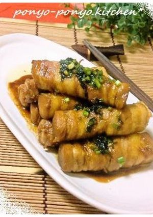 なんちゃってステーキ✾高野豆腐の肉巻き-レシピのメイン写真