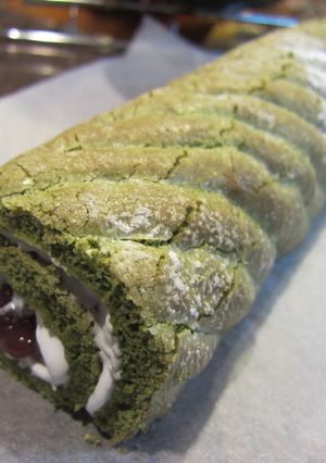 抹茶のビスキュイロールケーキ★-レシピのメイン写真