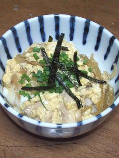 かんたん親子丼(玉ねぎカット)-レシピのメイン写真