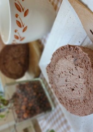 チョコロールケーキ　もうすぐバレンタイン-レシピのメイン写真