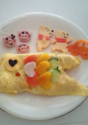 こどもの日☆こいのぼりオムライス♪-レシピのメイン写真
