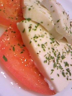 簡単塩豆腐トマト添えイタリアン-レシピのメイン写真
