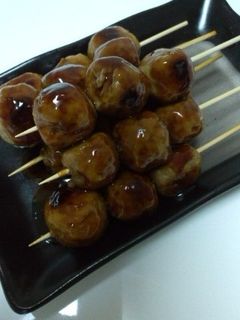 鍋用団子とうなぎのタレで簡単つくね☆-レシピのメイン写真