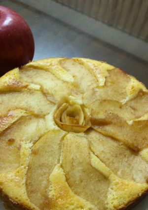 低カロ♪りんごとヨーグルトのケーキ-レシピのメイン写真