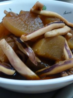 イカと 大根の煮物-レシピのメイン写真