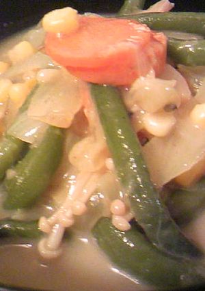 ダイエット：ハムときのこのカレーシチュー-レシピのメイン写真