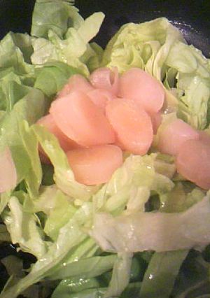 紅生姜とサラダ菜のポン酢和え-レシピのメイン写真