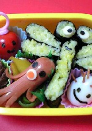 キャラ弁☆秋の日のとんぼのお弁当☆-レシピのメイン写真