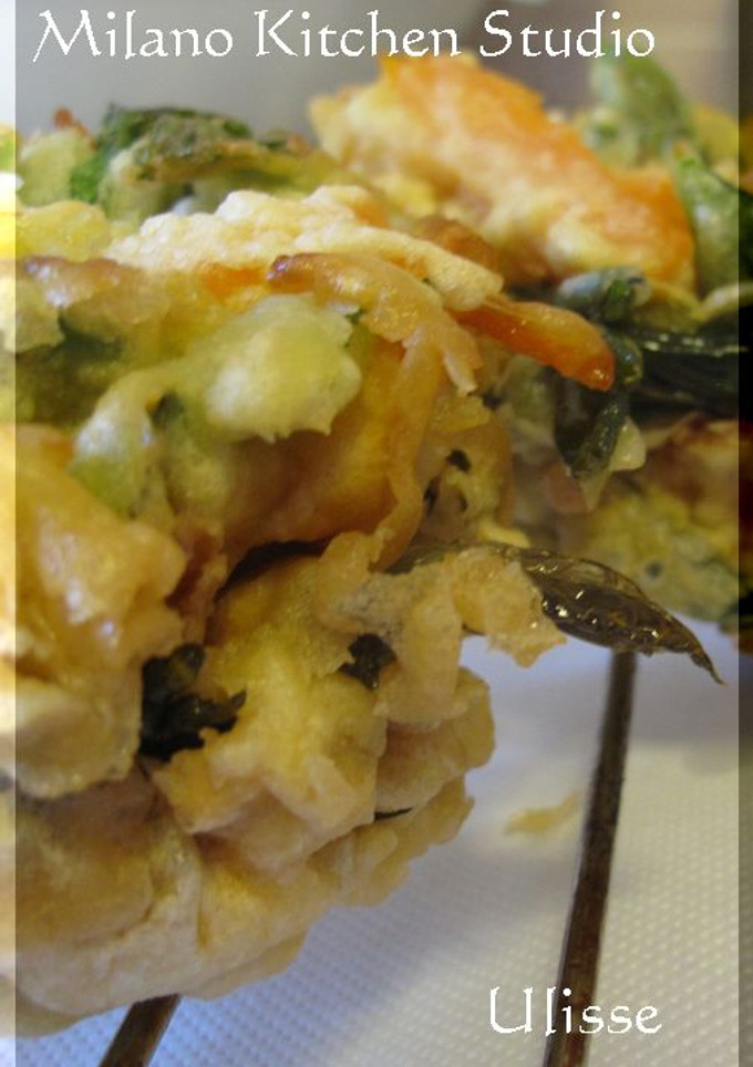 セロリのかき揚げ（讃岐うどん屋風）-レシピのメイン写真