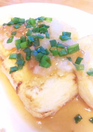 油少しで簡単ﾍﾙｼｰ☆揚げ出し豆腐-レシピのメイン写真