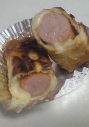 餃子の皮でウインナーチーズ巻★お弁当に♪-レシピのメイン写真