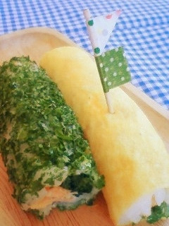 節分☆離乳食完了期〜☆ベビー恵方巻き-レシピのメイン写真
