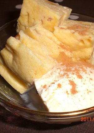 ルクエ使用♪りんご蒸しケーキ-レシピのメイン写真