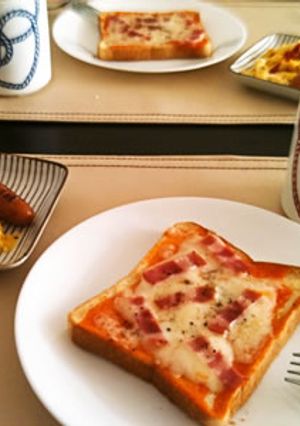 簡単シンプル：ピザトースト-レシピのメイン写真