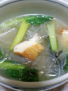 簡単ヘルシー♪残り野菜で春雨スープ-レシピのメイン写真