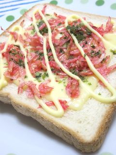 Caたっぷり♥海老マヨチーズトースト-レシピのメイン写真