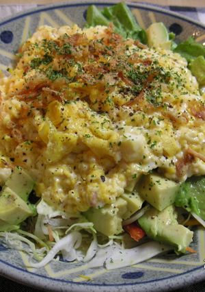 豆腐to卵の温かサラダ-レシピのメイン写真