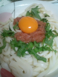 めんたい混ぜうどん-レシピのメイン写真