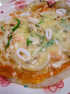 ふわふわ★餅ピザ-レシピのメイン写真