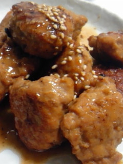 一口とりつくねの簡単ゴマてり煮(¢ω¢)-レシピのメイン写真