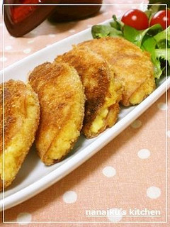 たまごポテサラ入り♡ハムカツ-レシピのメイン写真