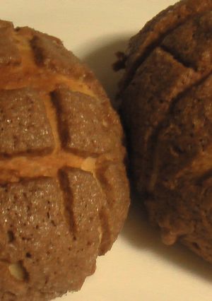 チョコメロンパン-レシピのメイン写真